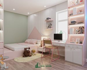 Phòng ngủ cho bé gái