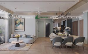 Thiết kế thi công nội thất nhà liền kề